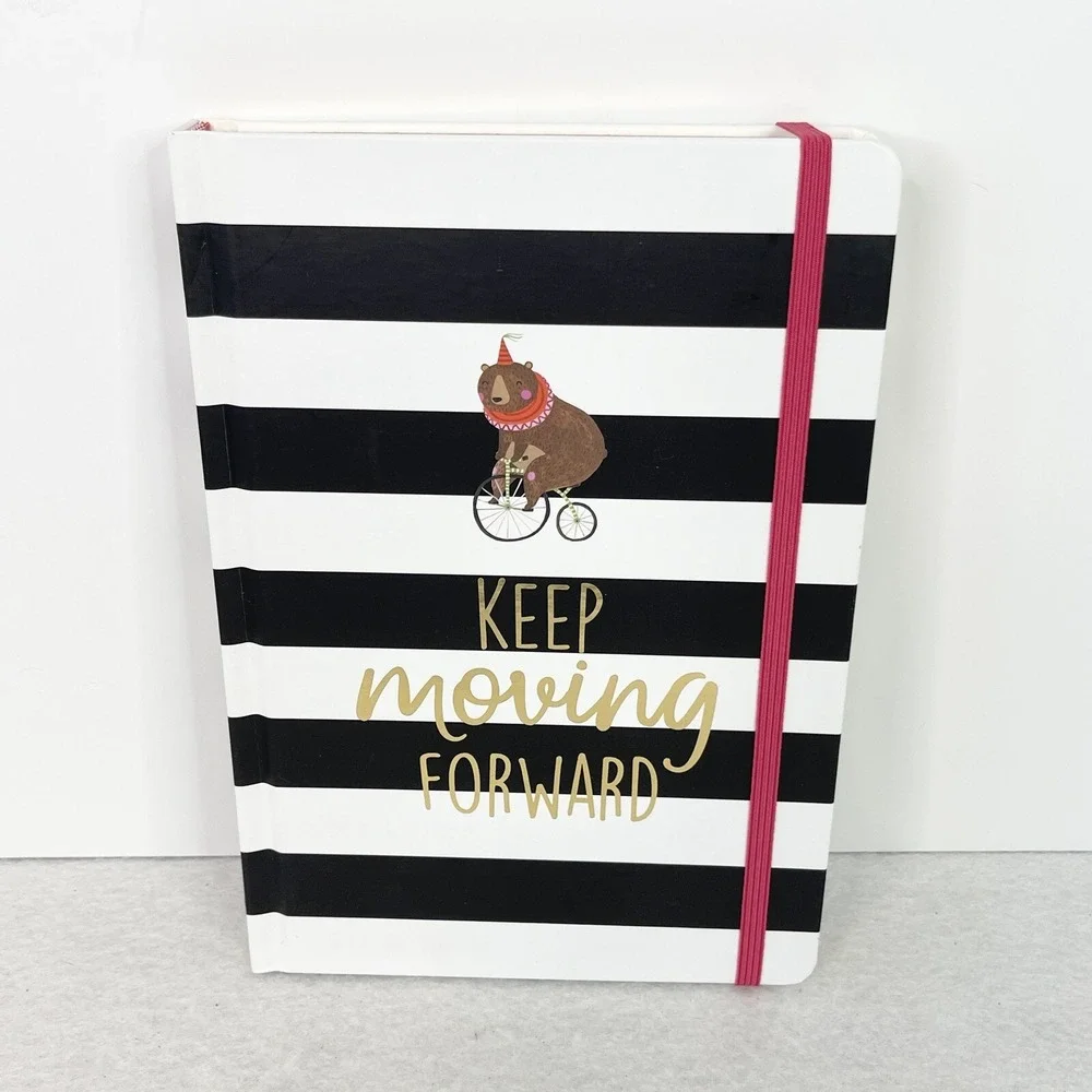 Hardcover Journal 6x8 Lined Notebook Keep Moving Forward